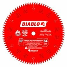 D1084L Diablo 10 in. x 84 Tooth Laminates & Non-Ferrous Metals Saw Blade