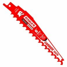 Diablo Ds0603cp3 Carbide Tipped Pruning And Clean Wood Blade Front View Jpg