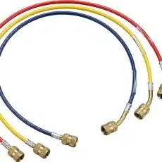 Yellow Jacket 61015 - 24" Hydrocarbon Hoses, RYB REFFLEX (3 Pack)