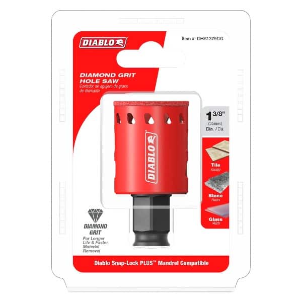 Diablo DHS1375DG 13/8 in. Diamond Grit Hole Saws