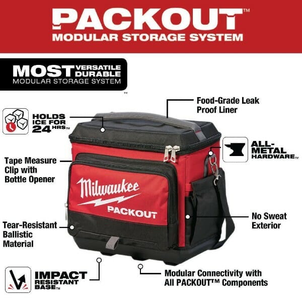 Milwaukee 48 22 8302 5 Compartment Packout Jobsite Lunch Cooler Features Jpg