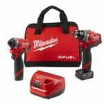 Milwaukee 2598-22 M12 FUEL 2-Tool Combo Kit: 1/2 in. Hammer Drill and 1/4 in. Hex Impact Driver