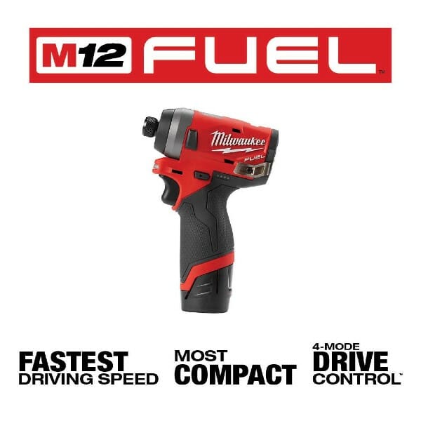 Milwaukee M12 Fuel 2 Tool Combo Kit Hex Impact Driver Jpg