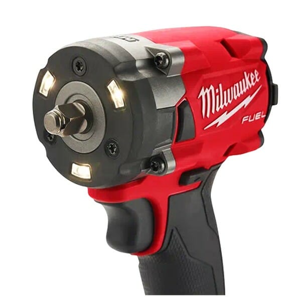 Milwaukee 2854 20 M18 Fuel 3 8 Compact Impact Wrench Wth Friction Ring Close Up View Jpg