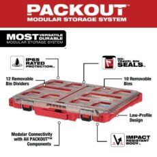 Milwaukee 48 22 8431 Packout Low Profile Organizer Features Jpeg