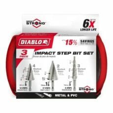 Diablo Impact Strong Step Drill Bit Set Packaging Jpg