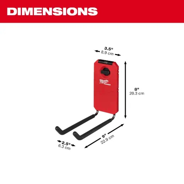Milwaukee 48 22 8330 Packout 9 In Straight Hook Dimensions Jpg