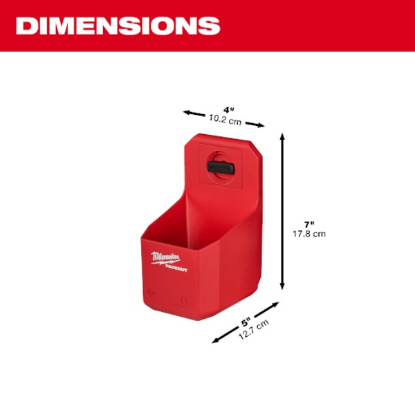 Milwaukee 48 22 8336 Packout Organizer Cup Dimensions Jpg