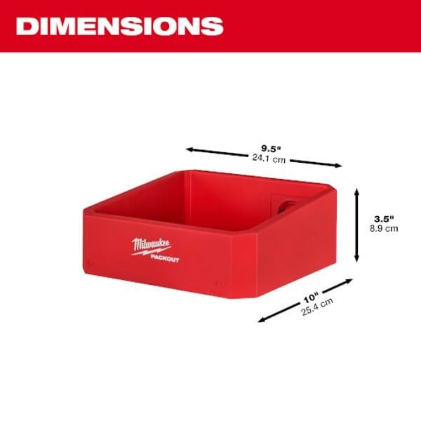 Milwaukee 48 22 8347 Packout Compact Shelf Dimensions Jpg