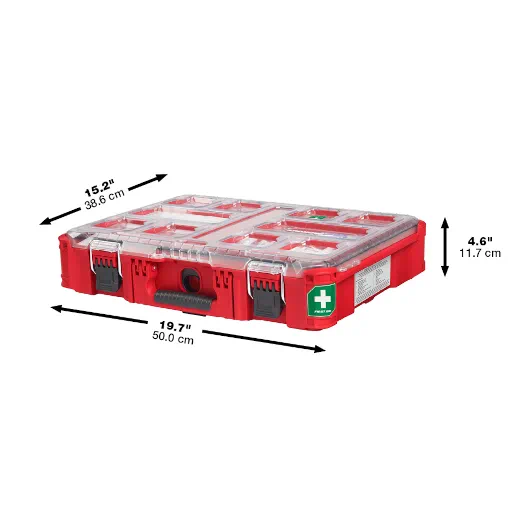 204PC PACKOUT First Aid Kit Dimensions Webp