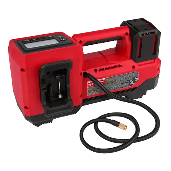 Milwaukee 2848 20 M18 18v Cordless Tire Inflator Back View