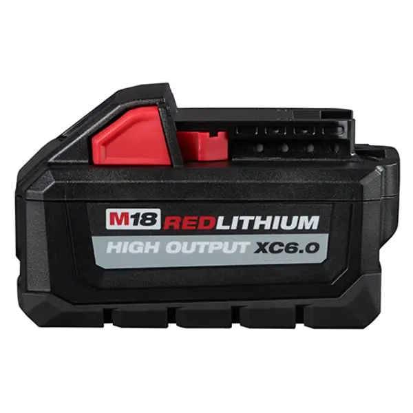 Milwaukee 48 11 1862 M18 Redlithium High Output Battery 2 Pk Side View