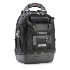 The Tech Pac Blackout is a blacked-out tool backpack for tool storage based on our Tech Pac but with Veto Pro Pac’s V-Swap™ system that COMES WITH FRONT AND BACK removable TOOL and METER pocket panels which are also exchangeable.