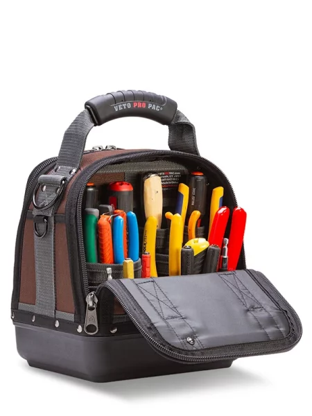 Veto Pro Pac Mc Compact Tool Bag Full Inside Front View