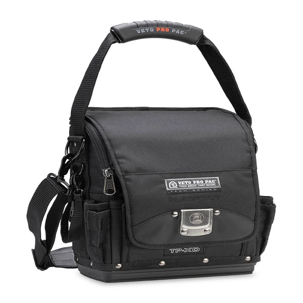 Veto Pro Pac Tp Xd Blackout Closable Mid Sized Tool Pouch Front View