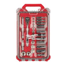 Milwaukee 48 22 9481 28pc Ratchet And Socket Set With Packoout Compact Organizer Packaging