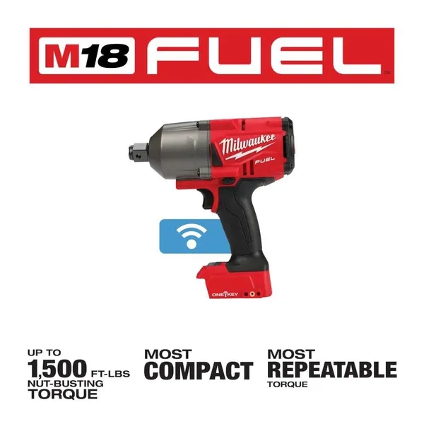 Milwaukee 2864-20 M18 FUEL ONE-KEY High Torque Impact Wrench 3/4" Friction Ring - Image 2
