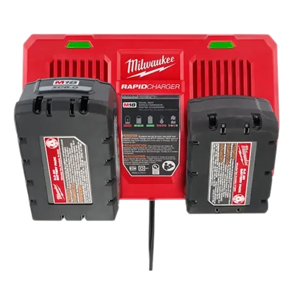 Milwaukee 48-59-1802 M18 Dual Bay Simultaneous Rapid Charger - Image 3