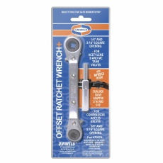 Uniweld 70074 Offset Ratchet/Free Dual Hex Wrench