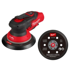 M12 FUEL™ 6” Random Orbital Sander – 3/32” delivers the power to confidently sand clear coat, ultimate control when removing clear coat, and delivers up to 5 doors per M12™ REDLITHIUM™ HIGH OUTPUT™ CP2.5 Battery Pack of runtime when sanding primer.
