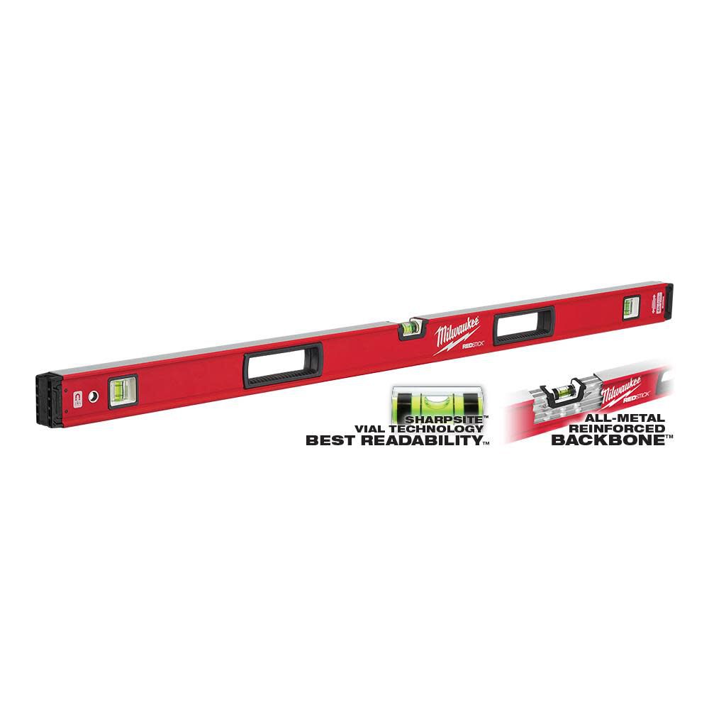 Milwaukee 48 in. REDSTICK Magnetic Box Level - Image 3