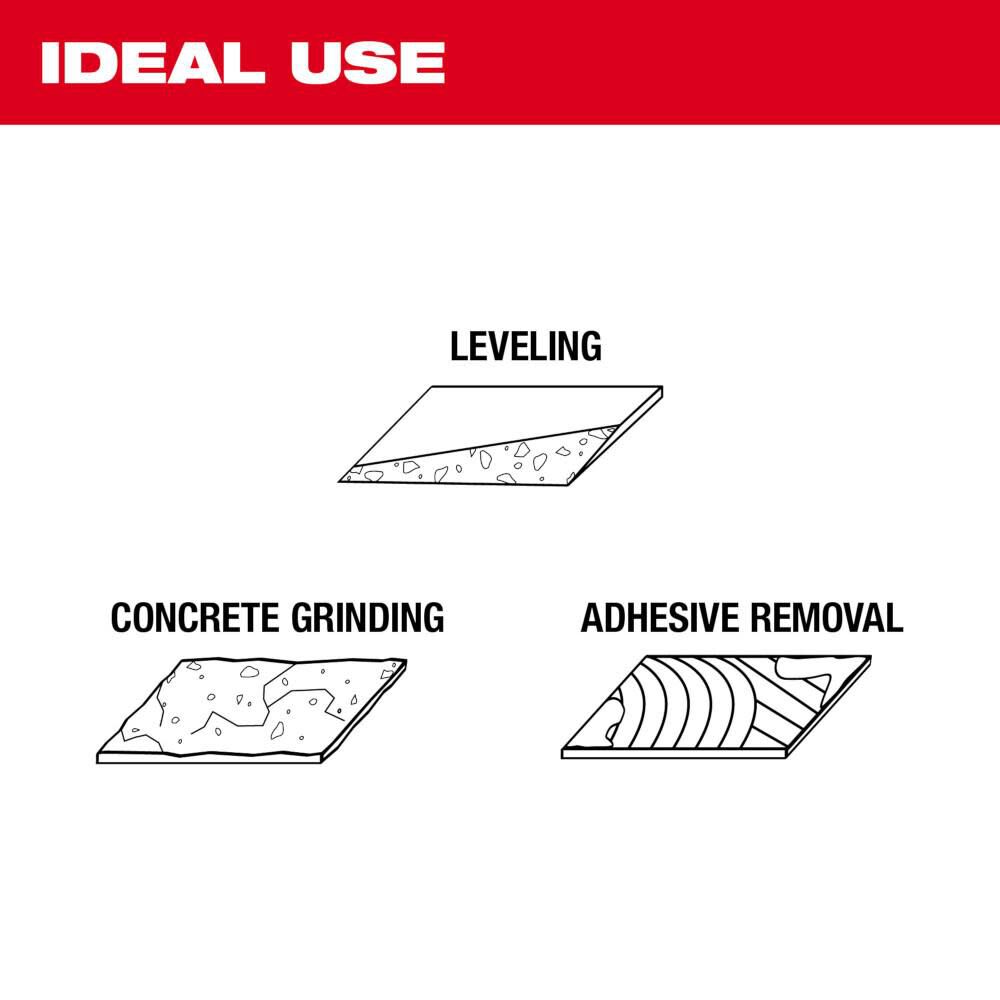Milwaukee 5 in. Diamond Cup Wheel Segmented-Turbo - Image 3