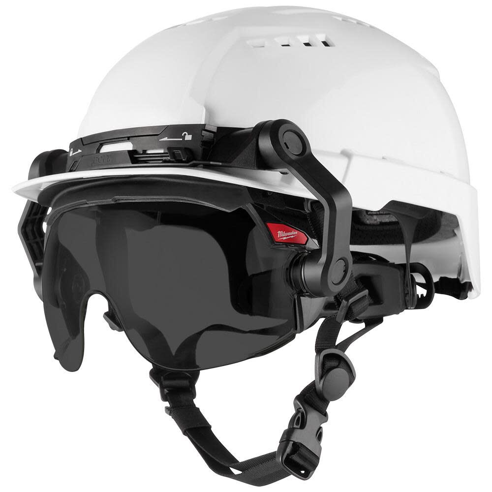 Milwaukee Gasketed Tinted Eye Visor Replacement Lenses for Milwaukee BOLT Safety Helmet & BOLT Hard Hat Mount 10 Pack - Image 3