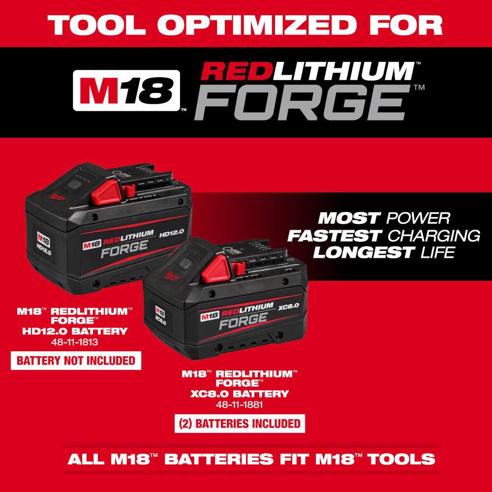 Milwaukee M18 FUEL 20 Inch Dual Battery Chainsaw Kit