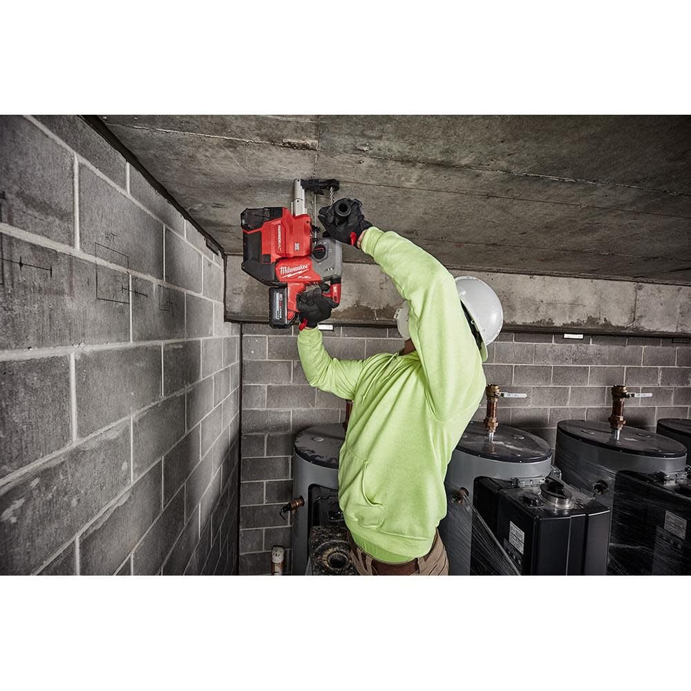 Rotating Disc Extractor Milwaukee M18 FUEL Rotary Hammer 1inch SDS Plus with Dust Extractor Kit