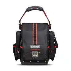The TP-XXL INFRARED is a closable mid-sized tool pouch in a new black and red color scheme.