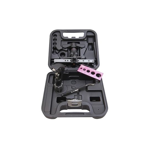 The CPS BlackMAX BFT850K Flaring Tool Kit is a professional-grade solution engineered for HVAC technicians working with modern high-pressure systems like R-410A.