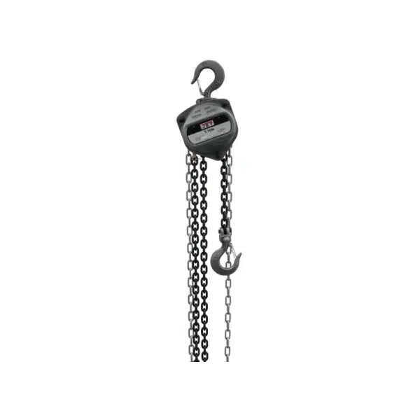 JET Tools (Model S90-100-10) 1-Ton Hand Chain Hoist — 10 ft Lift | Gray ...