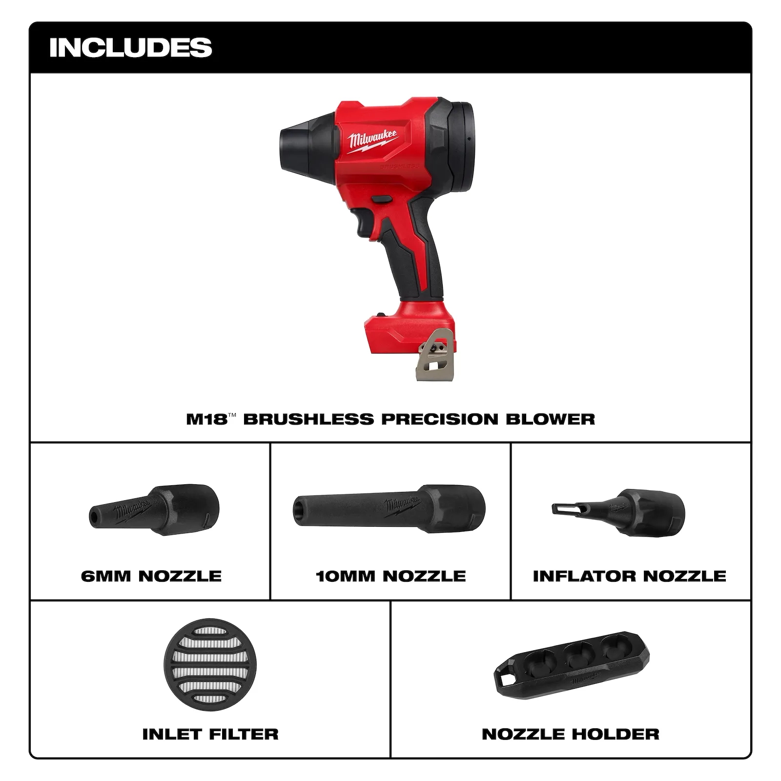 Milwaukee 0887-20 M18 Brushless Precision Blower - Image 6