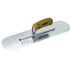 Kraft Tool CFE440K 20"x5" Elite Series Five Star Carbon Steel Pool Trowel w/Cork Handle - 11-5/8" Shank