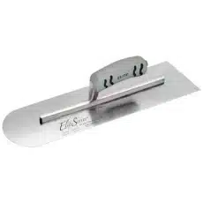 Kraft Tool CFE285PF 16"x4" Elite Series Five Star Carbon Steel Round Front/Square Back Cement Trowel w/ProForm Hdl
