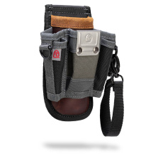 The FPX is a compact tool pouch. It utilizes a low-profile magnetic flap for attaching to a belt or trouser pocket. The FPX features two main pockets, a pair of thru-pockets, pen pockets, and a stainless-steel tape clip.