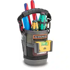 The UB1B is a compact utility bag featuring an expandable or closeable cinch-top bulk storage compartment with a water/oil resistant interior for easy clean up, perfect for storing fasteners, hand tools, a disposable water bottle
