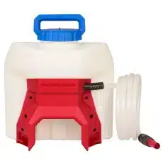 Our 4-Gallon Water Supply Tank Assembly w/ SWITCH TANK™ is an interchangeable tank powered by the M18™ Powered Base w/ SWITCH TANK™ (not included). The water supply tank assembly includes the pump, 10-foot hose, and quick-connect nozzle.