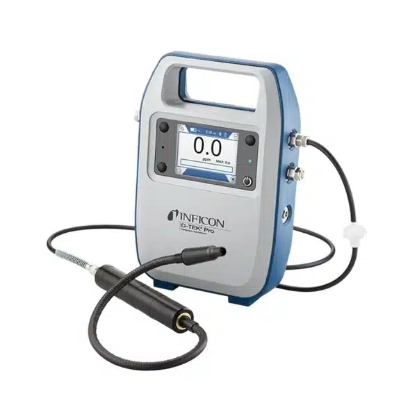 The INFICON 508-202-G1 D-TEK Pro Refrigerant Leak Detector is a trusted, high-performance tool designed for fast and accurate detection of refrigerant leaks in HVAC and refrigeration systems. Built for professional technicians, the D-TEK Pro delivers reliable performance with advanced heated diode sensor technology, making it ideal for detecting even the smallest leaks.