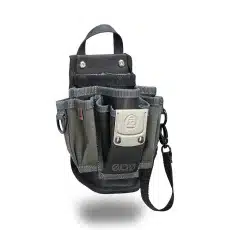 Part of Veto Pro Pac’s new modular evo system™, the MP2 EVO is a medium-sized tool pouch. It utilizes the evo system™ clip for attaching the pouch to a larger bag with an evo system™ dock, a belt, trouser pocket, or magnetically mount to surfaces inside a work van or equipment requiring service.
