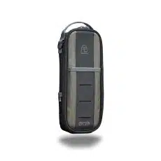 The MB-L EVO is a tall, compact meter bag optimized to store a multimeter. It uses the evo system™ clip for attaching the pouch to a larger bag with an evo system™ dock, a belt, trouser pocket, or for magnetic mounting to surfaces inside a work van or equipment requiring service.