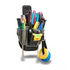 Part of Veto Pro Pac’s new modular evo system™, the MP3 EVO is a larger, medium-sized tool pouch. It utilizes the evo system™ clip for attaching the pouch to a larger bag with an evo system™ dock, a belt, trouser pocket, or magnetically mount to surfaces inside a work van or equipment requiring service.