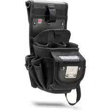 The DP3 BLACKOUT is an all-black multi-functional pouch designed to function as both a drill holster and tool pouch. With 17 interior and exterior pockets, this pouch can hold a variety of tools.